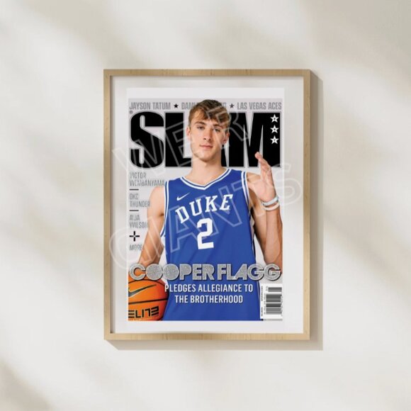 Cooper Flagg Duke SLAM Poster 11x17 - Picture 1 of 2